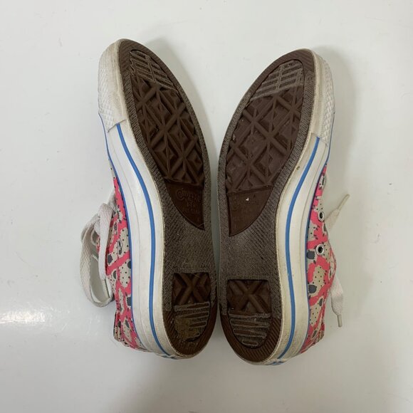 Converse Women’s Pink Sheep Print Low Top Sneakers Size 6 - Picture 7 of 8